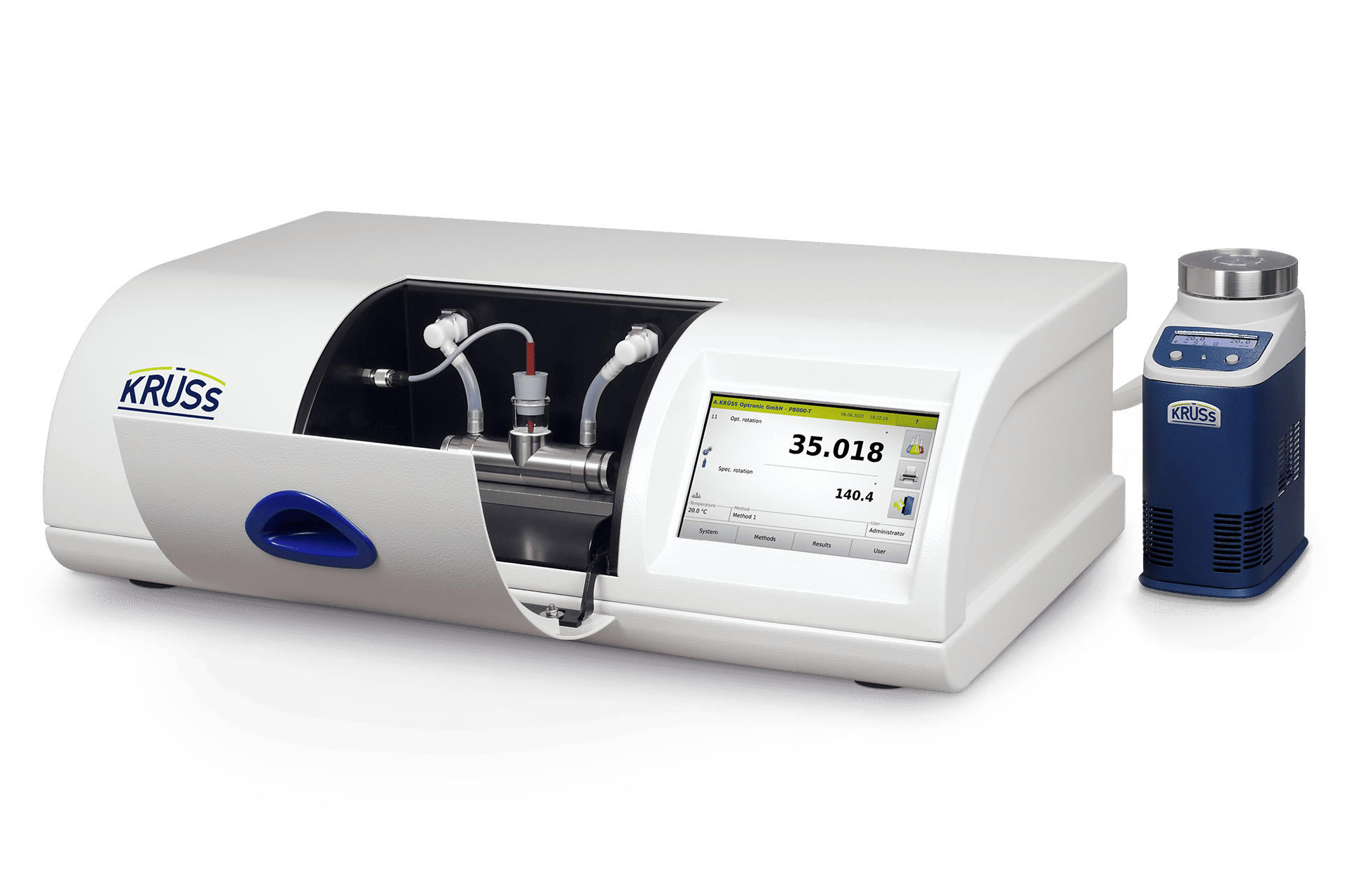 KRÜSS Optronic Polarimeter P8000-T with water circulated temperature control